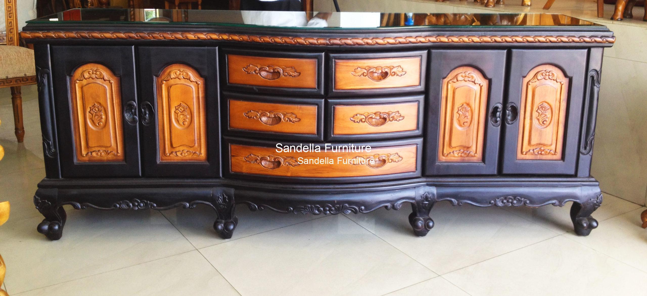 Saleena Antique Two Toned Sideboard