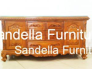 antique teak sideboard