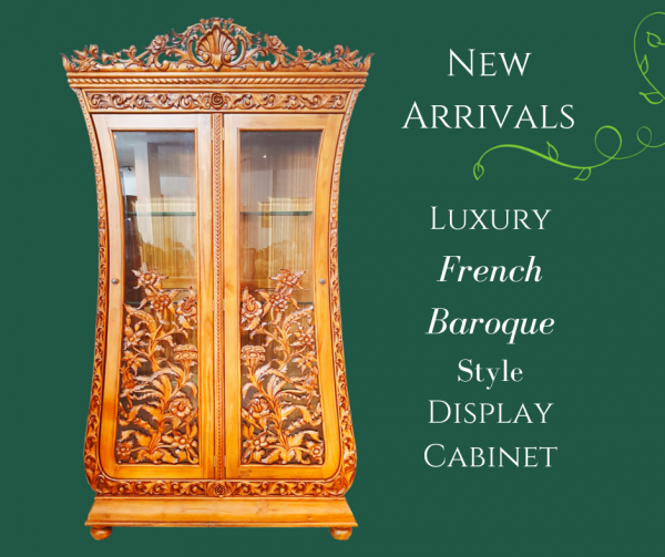 French Display Cabinet (Baroque Style)