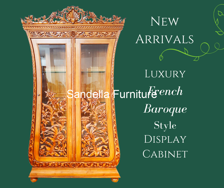 French Display Cabinet (Baroque Style)