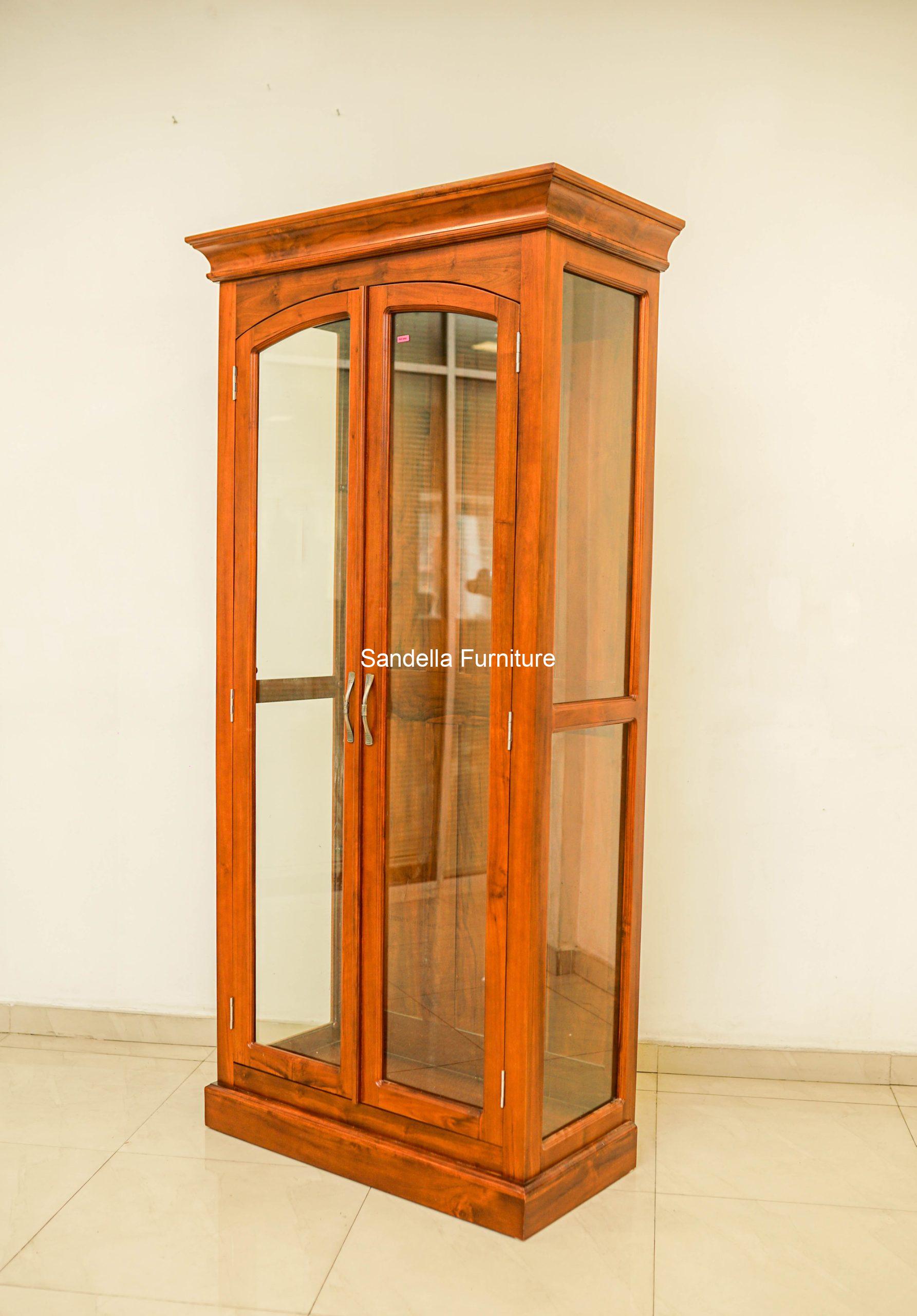 Classic Teak Curio Cabinet