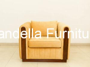 Cream-colour-fabric-single-seat-sofa