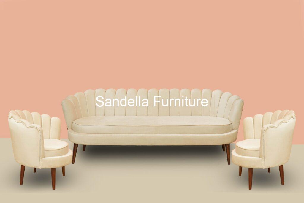Velvet-Channel-Sofa-set
