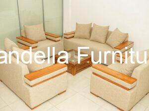 Wooden Square Sofa Set