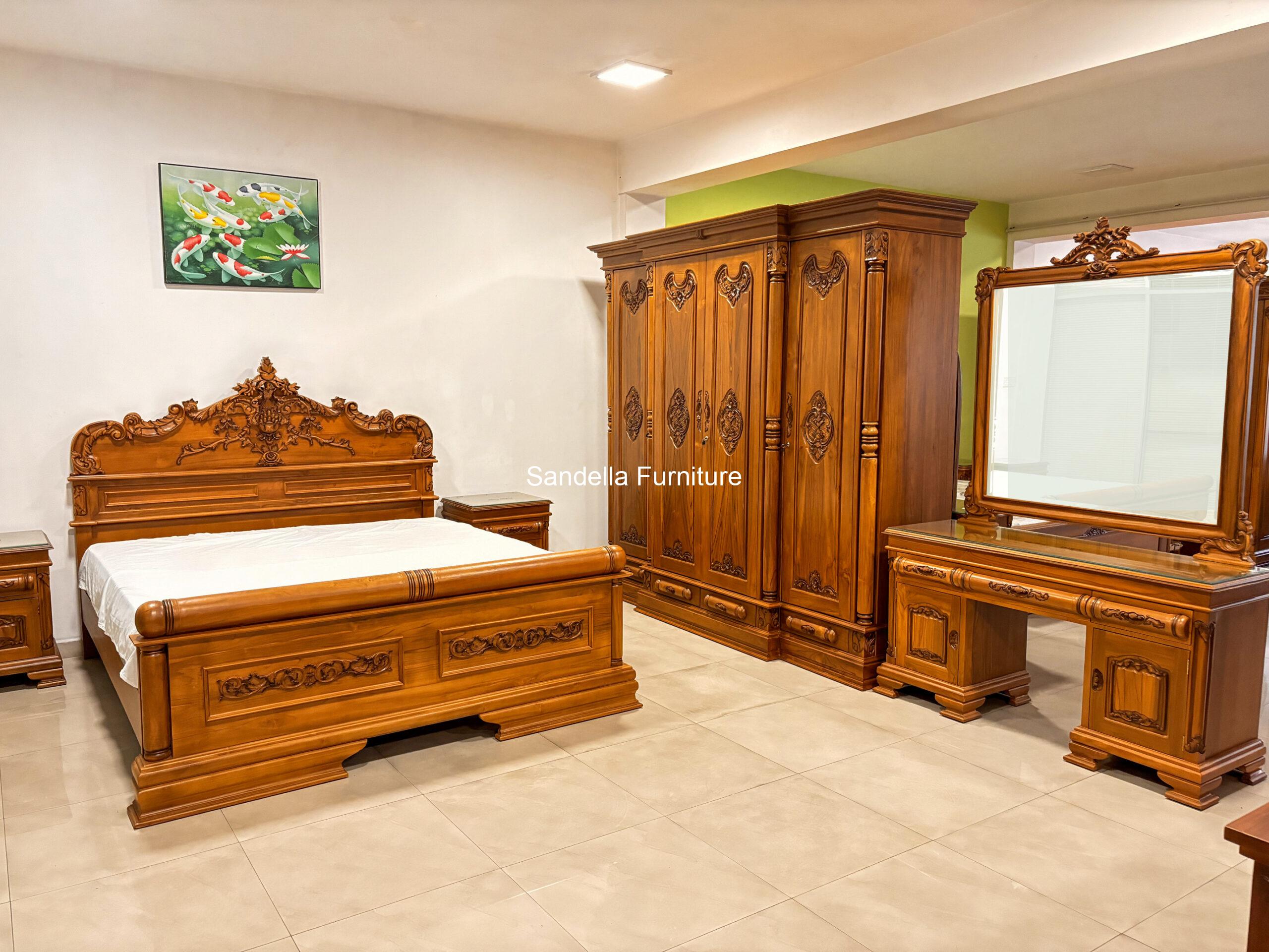 Bambo Rose Indonesian Bedroom Set