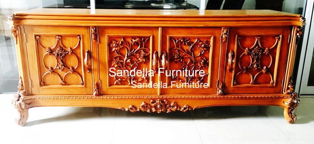 Kerang Rose Classic Teak Buffet Table