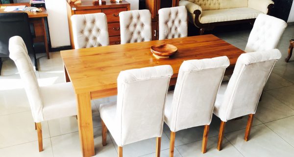 Modern Fabric Dining Table