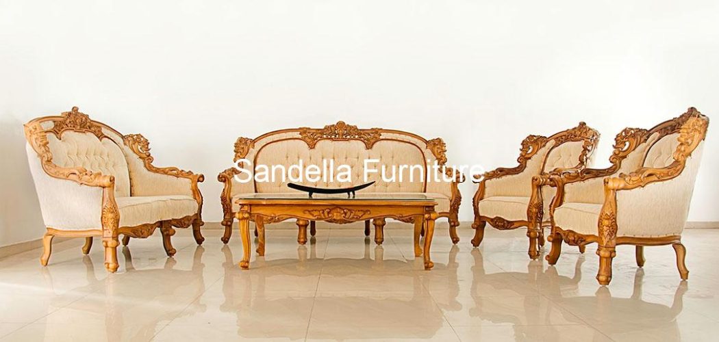 Indonesian Teak sofa set Sri Lanka